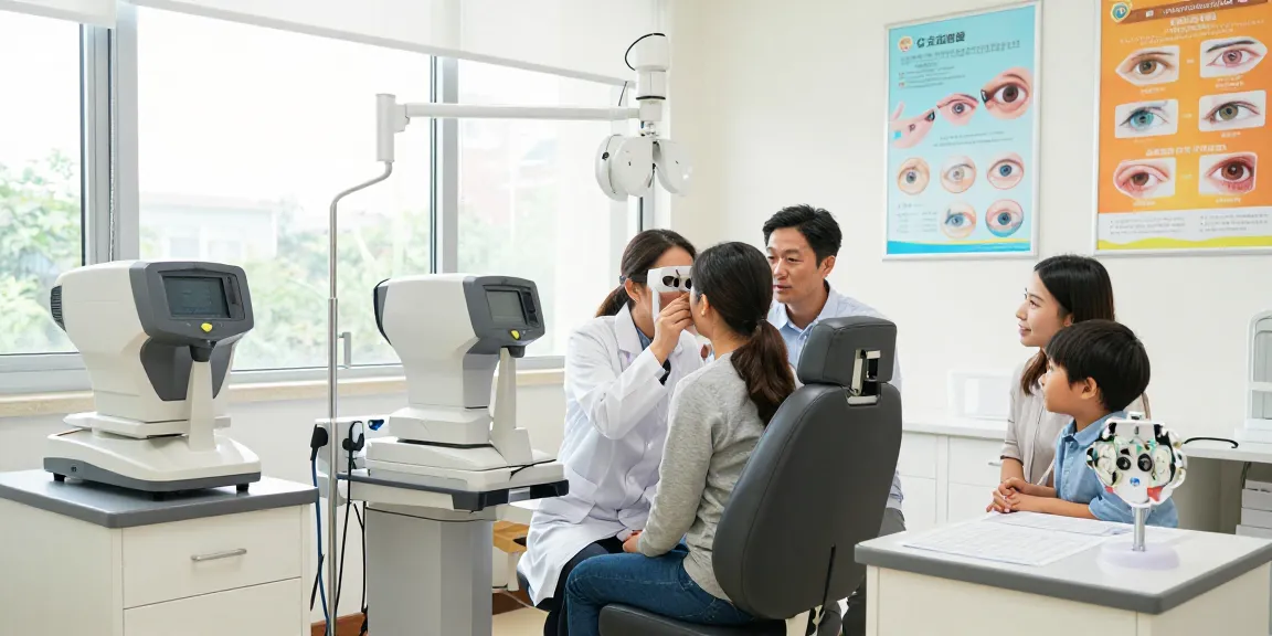Comprehensive eye examination at SNU Eye Clinic focusing on patient care and advanced technology showcasing snuseoul treatments.