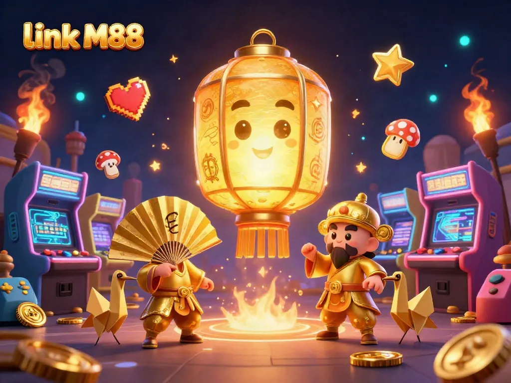 Join the thrill with link M88 at its vibrant night market casino, featuring unique 3D characters.