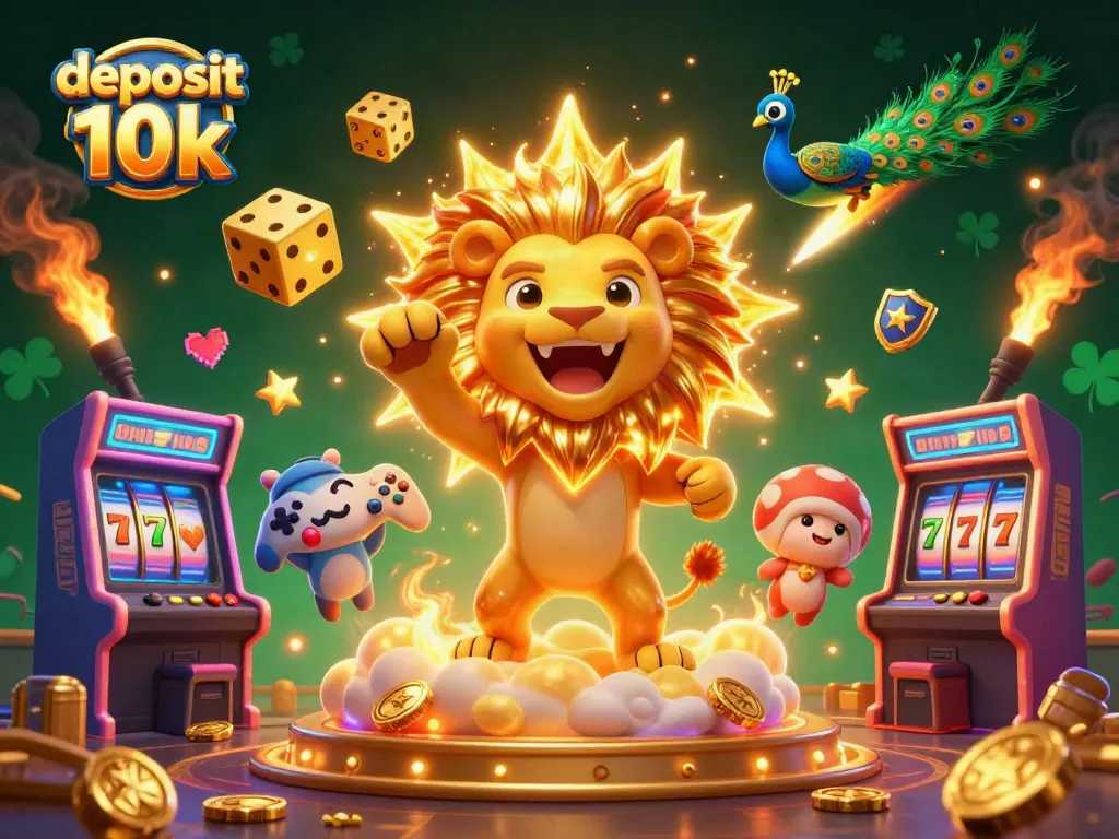 Engage with vibrant scenes highlighting deposit 10k strategies in a colorful casino universe.