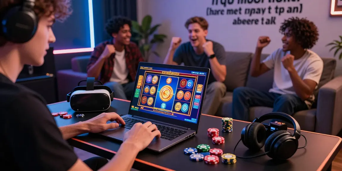 Playbook88 engaging online gaming environment with friends enjoying slot games.