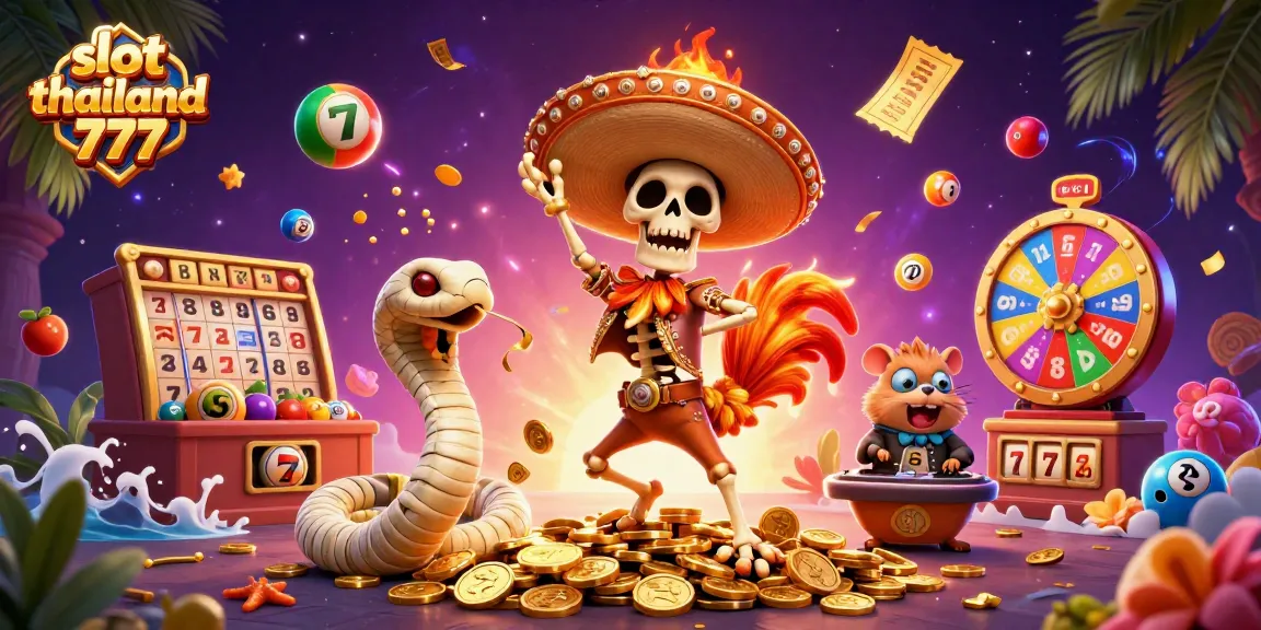 Experience jackpots with slot thailand 777, featuring exciting reels and vibrant gaming visuals.