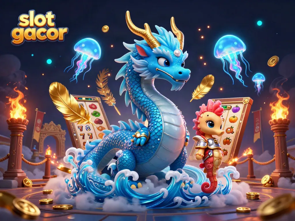 Spin and win with slot gacor as the azure sea dragon and seahorse knight unleash jackpots.