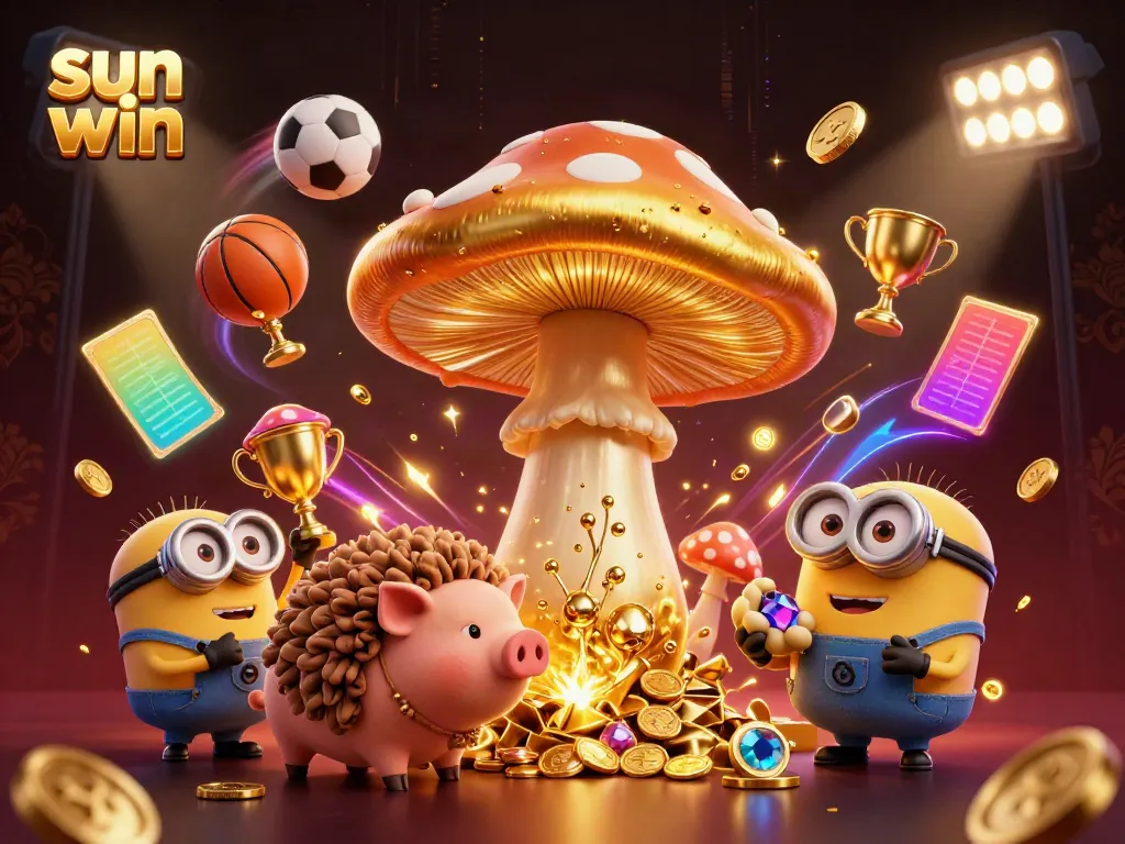 Experience thrilling sports betting action with sun win featuring dynamic characters and game elements.