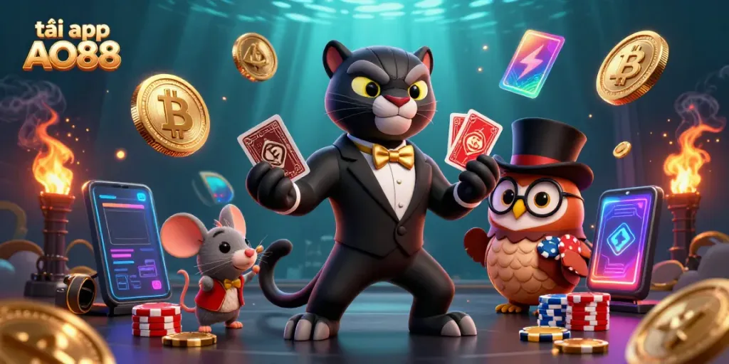 Engage with thrilling gameplay and winning strategies in tải app AO88's casino world.