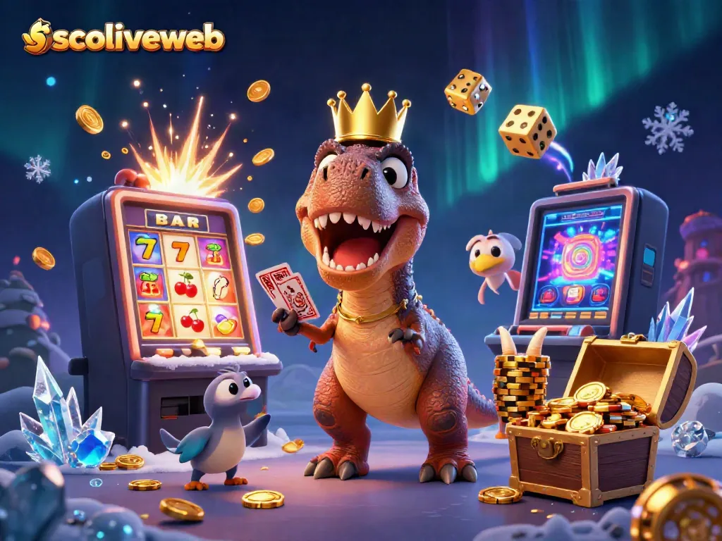 Experience thrilling gameplay at Socoliveweb with vibrant characters, slot machines, and winning moments.
