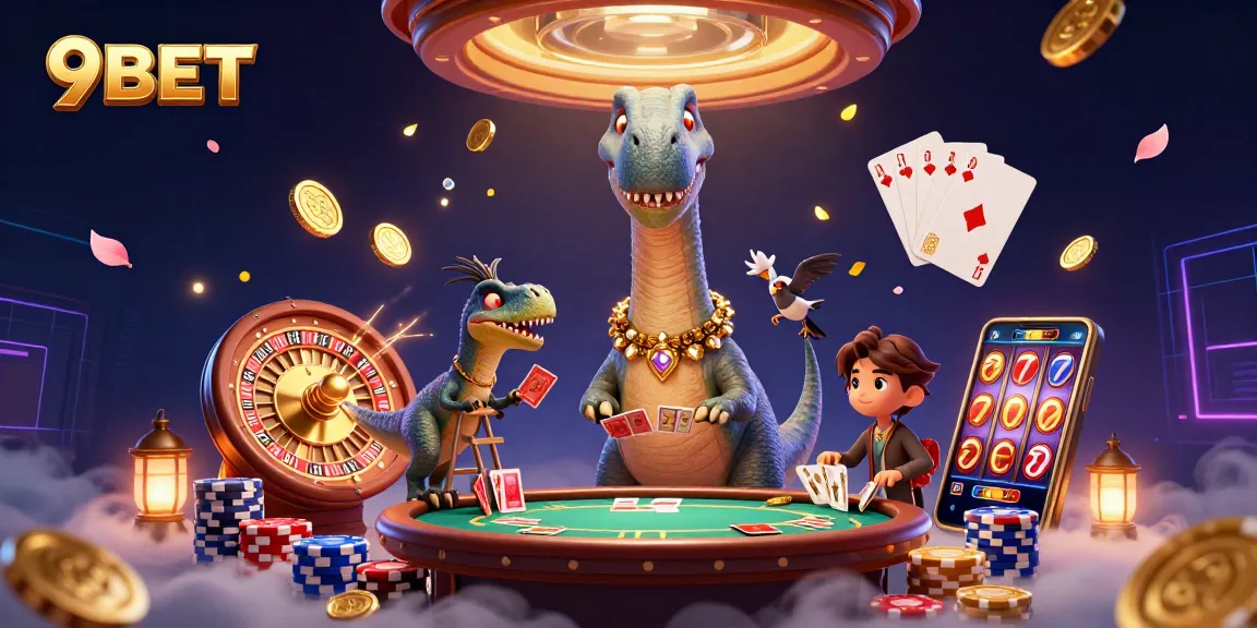 Experience thrilling fun at 9BET casino with exciting brontosaurus-themed poker and games.