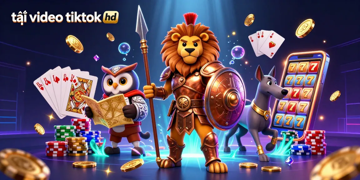 Experience tải video tiktok hd with a dynamic 3D scene featuring engaging gambling elements.