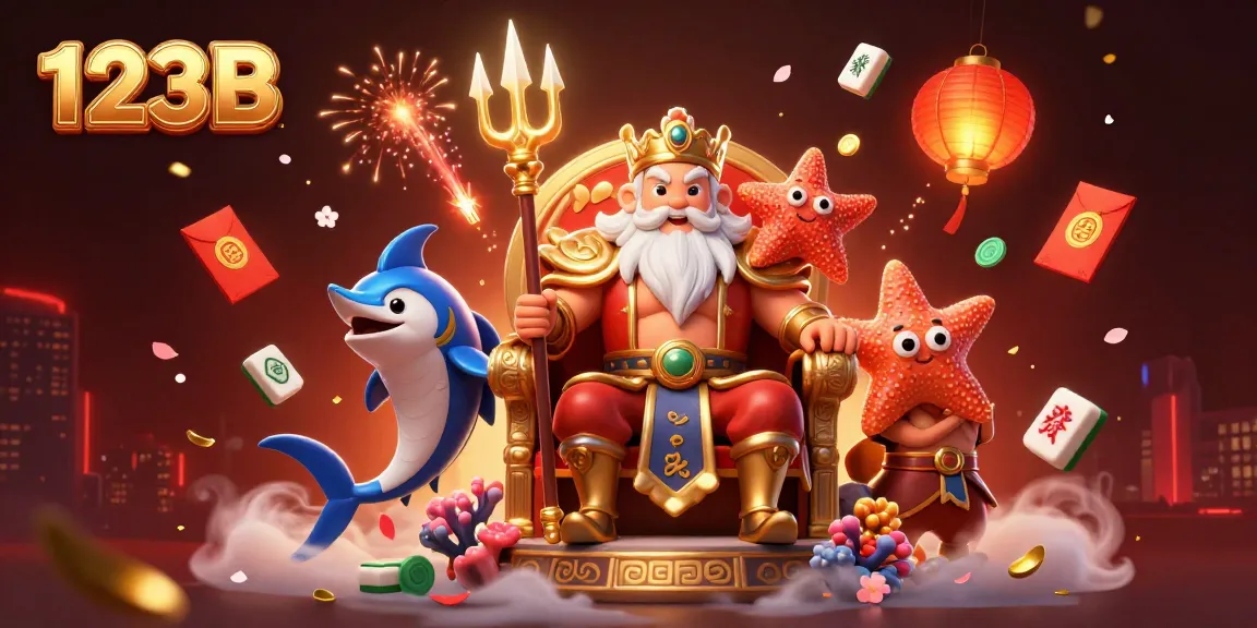 Experience the excitement of 123B's dynamic gaming world with Neptune and vibrant casino elements.