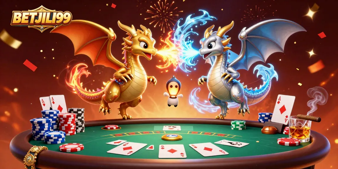 Play high-stakes poker with BETJILI99 while enjoying dramatic 3D dragon action and dynamic casino elements.
