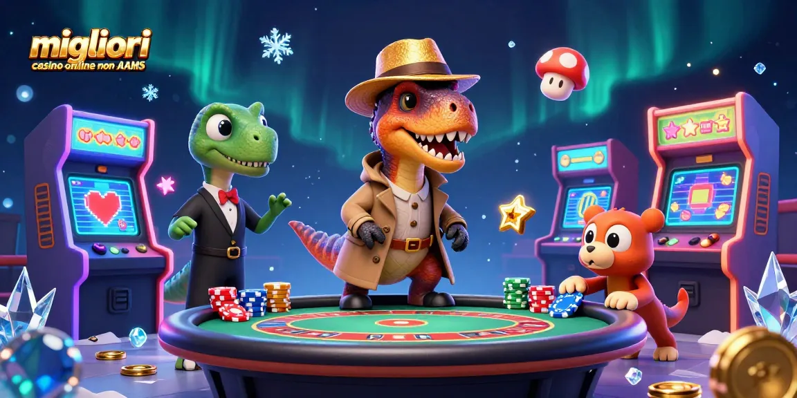 Migliori casino online non AAMS: velociraptor al tavolo blackjack con stegosaurus e compy nel mondo del gioco.