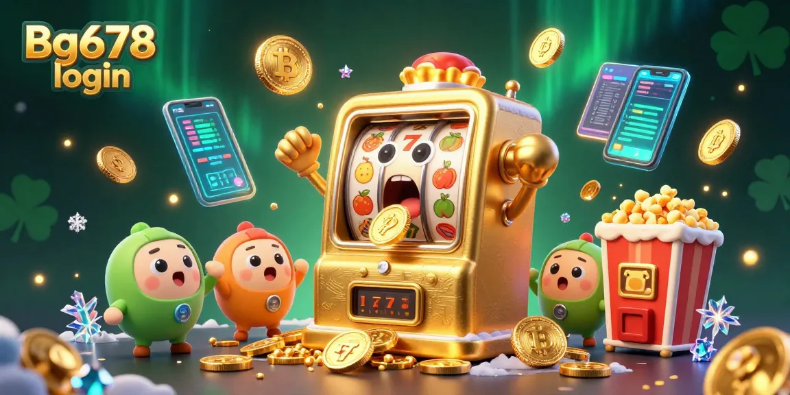 Experience a thrilling Bg678 login with gold coins flying as slot machines cheer and jackpots overflow.