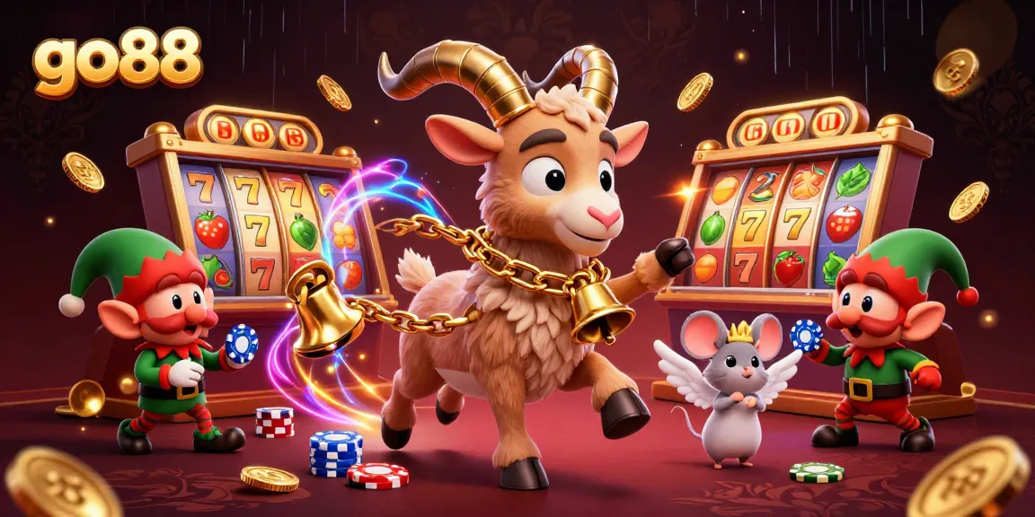 Engage in thrilling gameplay at go88 with a vibrant casino scene featuring characters and dynamic slot action.