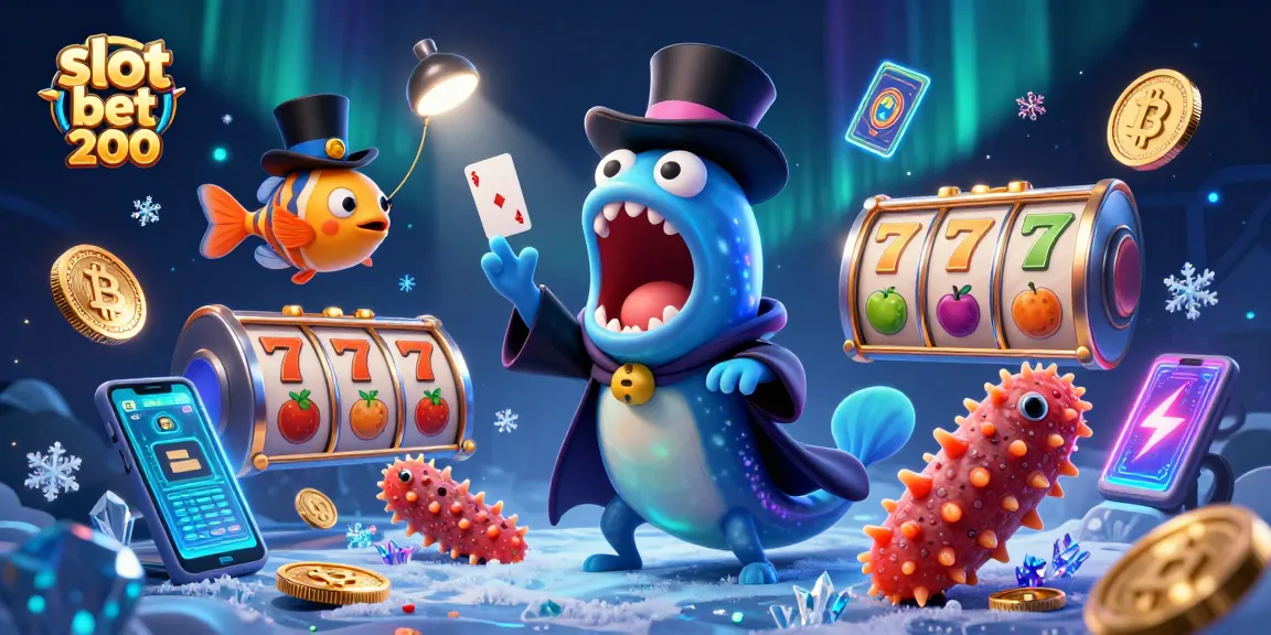 Engage with slot bet 200 winning strategies in a vibrant casino-themed 3D illustration.