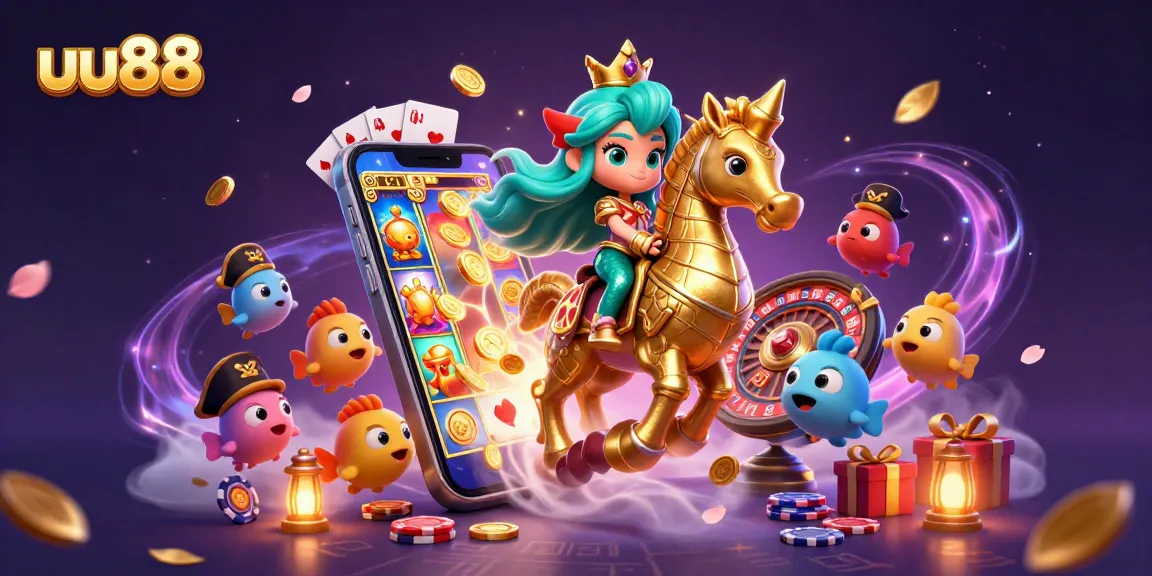 Engage in thrilling casino games at uu88, featuring vibrant gameplay, colorful slots, and immersive underwater adventure.
