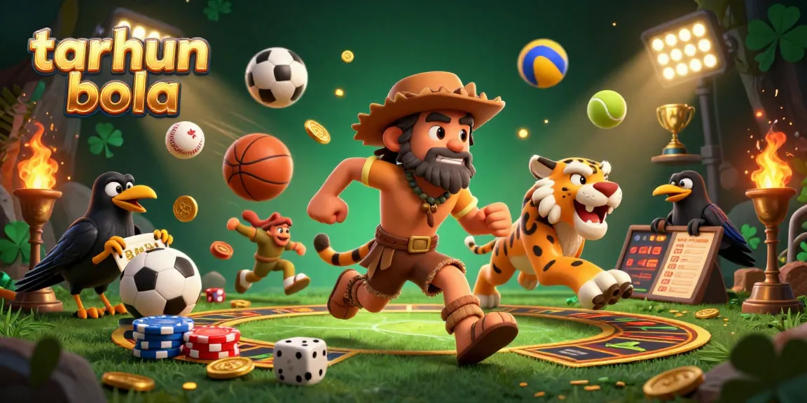 Engage in taruhan bola excitement with a prehistoric casino featuring sports betting elements.