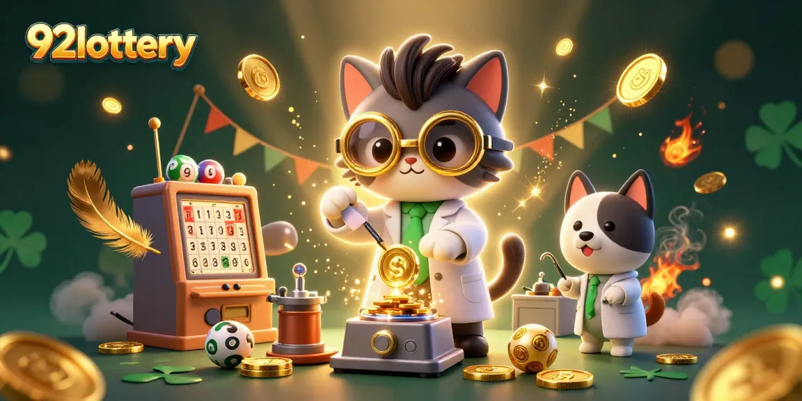 Engage with 92lottery in an exciting gold-coin replication scene filled with vibrant energy.